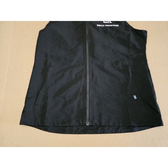 Cutter & Buck Charter Eco Vest Full-Zip Men’s Vest Size Medium Black (Logo) - Picture 2 of 14